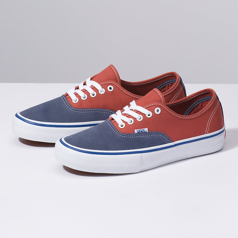 Vans Erkek Spor Ayakkabı Authentic Pro Mavi/Kahverengi | 95816-357